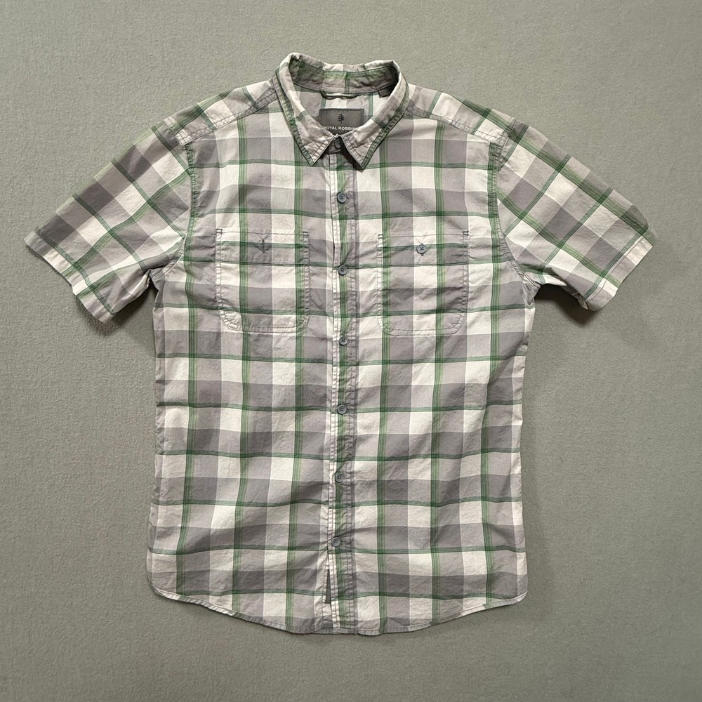 Royal Robbins Short Sleeve Shirt Men Large